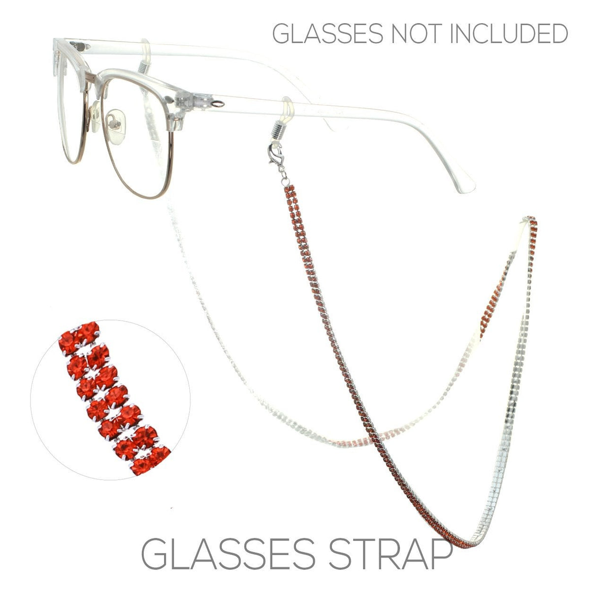 Metallic eyeglass holder