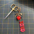 Scissor charm-xoxo