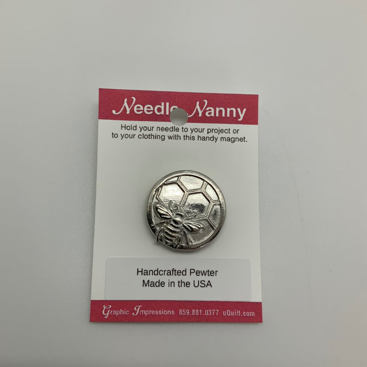 Honeybee Needle Nanny silver