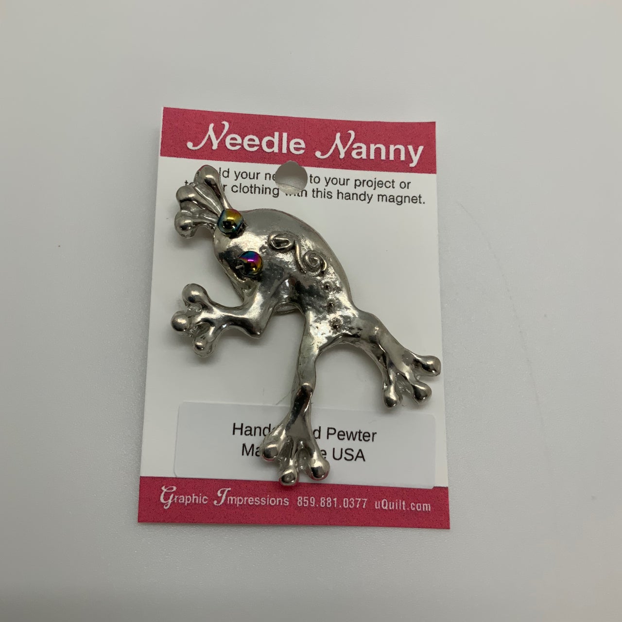 Frog Needle Nanny silver