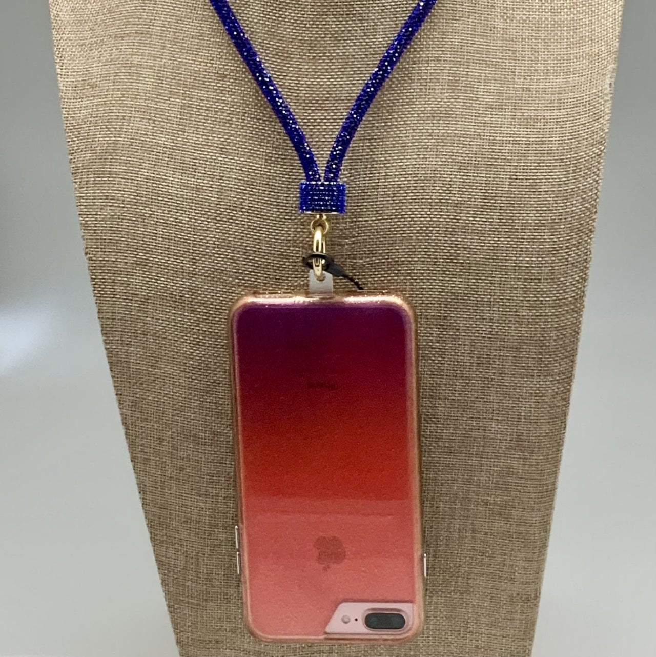 009- Cell Phone Lanyard Brilliant Blue