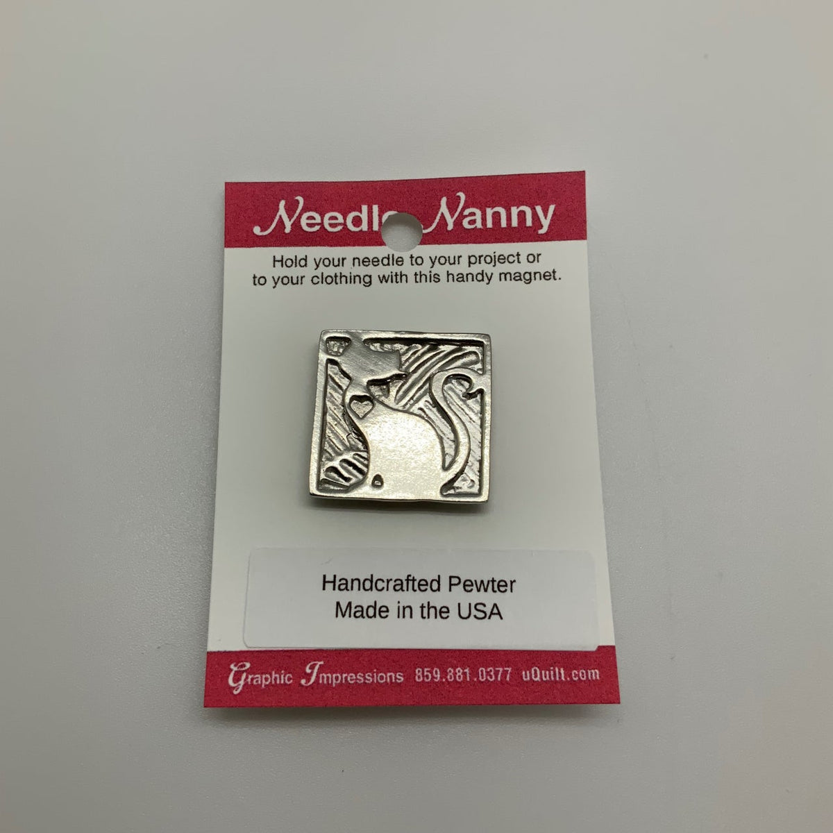 Cat Needle Nanny silver