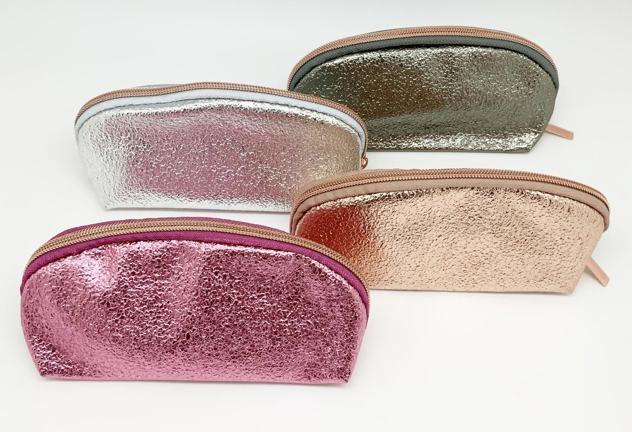 Metallic zippered sewing  case