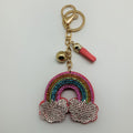 Clouds and Rainbow Keychain
