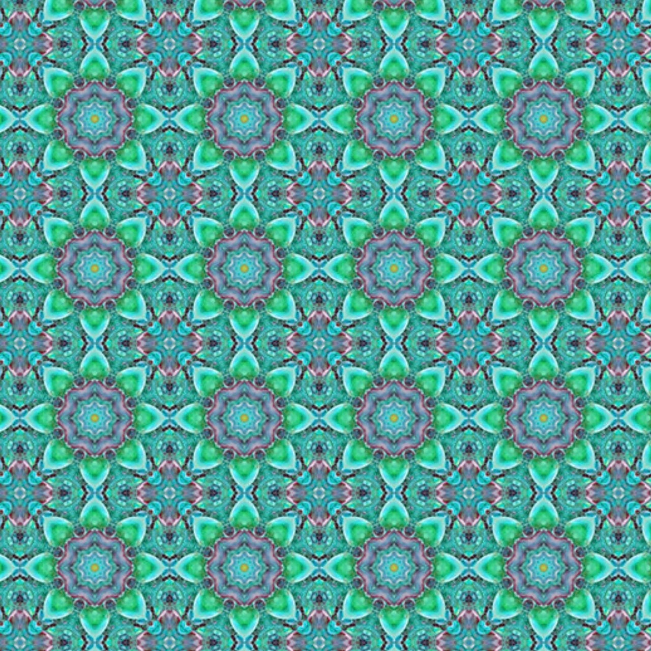 5616-61 Turquoise Bali watercolor