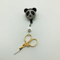 Bling clip and reel Panda