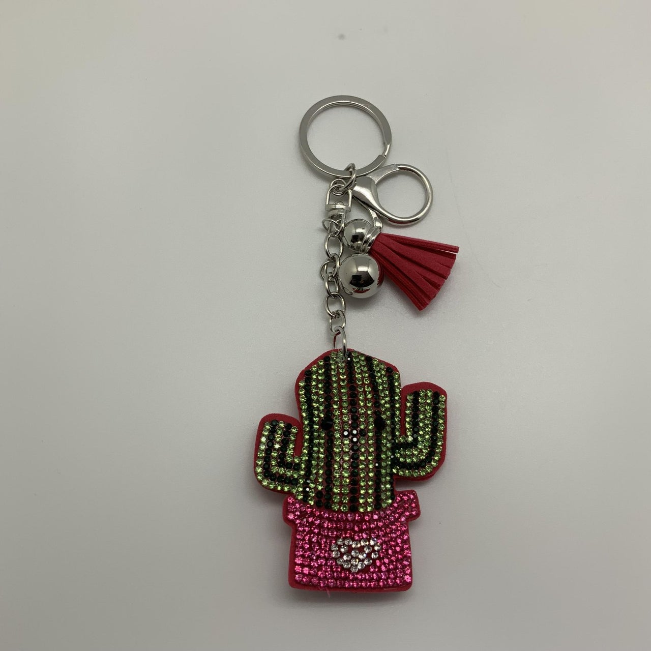 010-Happy Cactus Keychain 325
