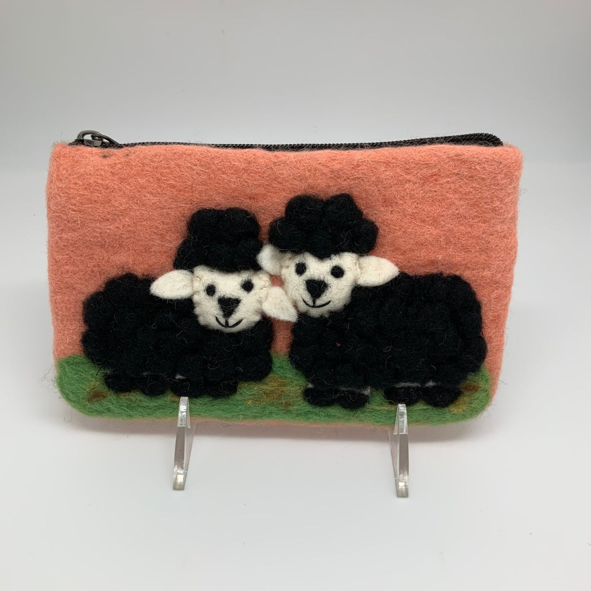 Sheep needle felted bag