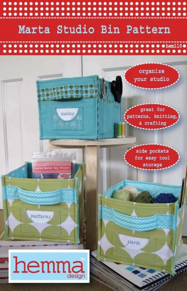 Marta Studio Bin Pattern