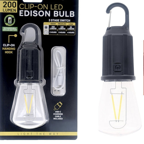 008-Clip-on Edison Bulb