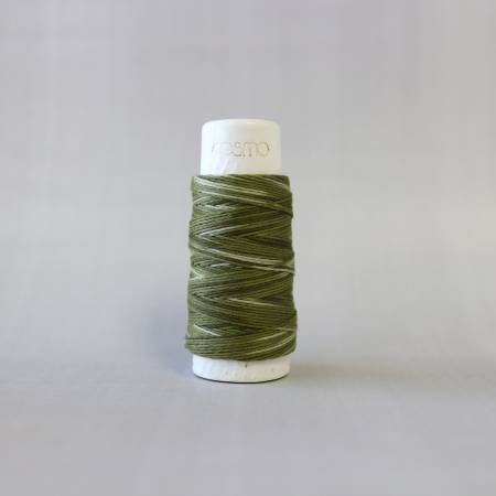Cosmo Hidamari Sashiko Variegated Thread 30 Meters Forest Moss