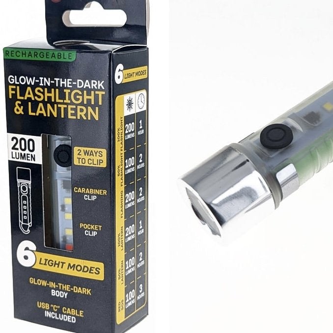 009-Glow in the dark Flashlight