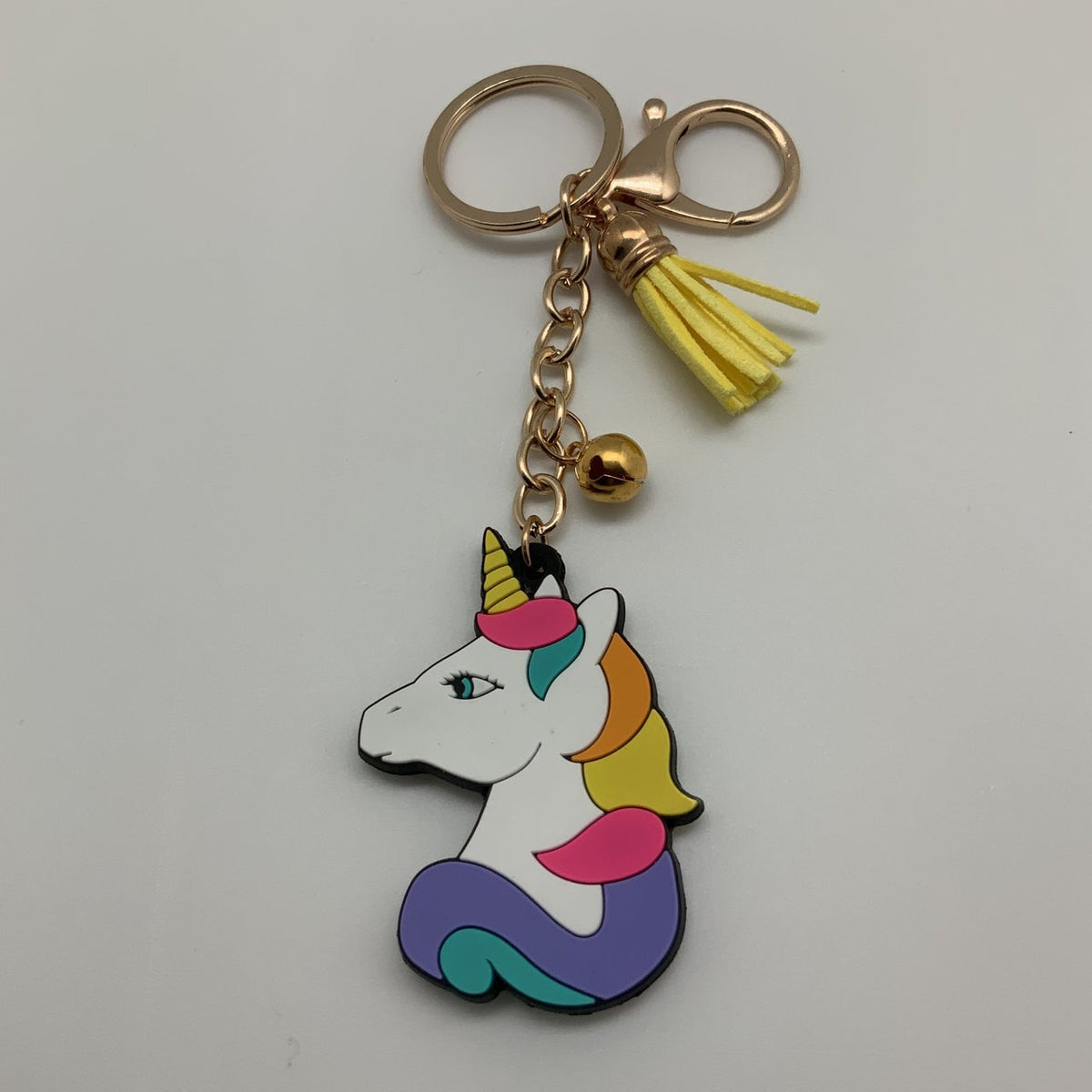 Unicorn Head Keychain