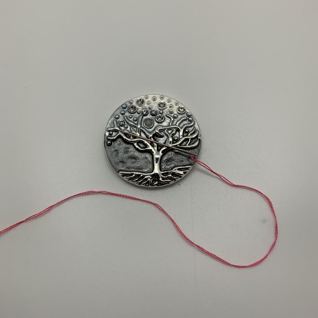 008-Silverish Tree of Life Needle Nanny