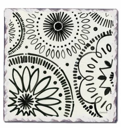 Black and White Coaster 11