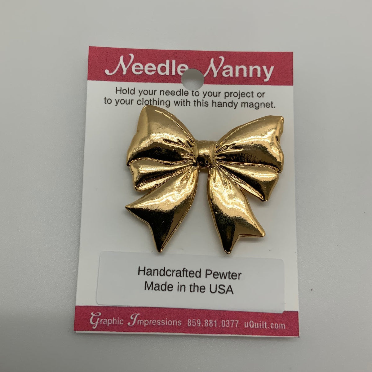 Bow tie Needle Nanny Gold