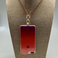 009- Cell Phone Lanyard Champagne