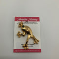 frog Needle Nanny gold
