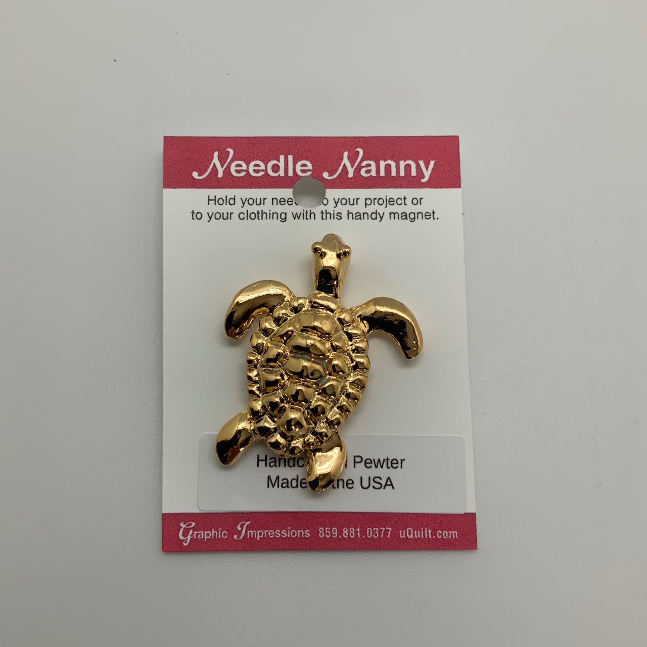 turtle Needle Nanny gold
