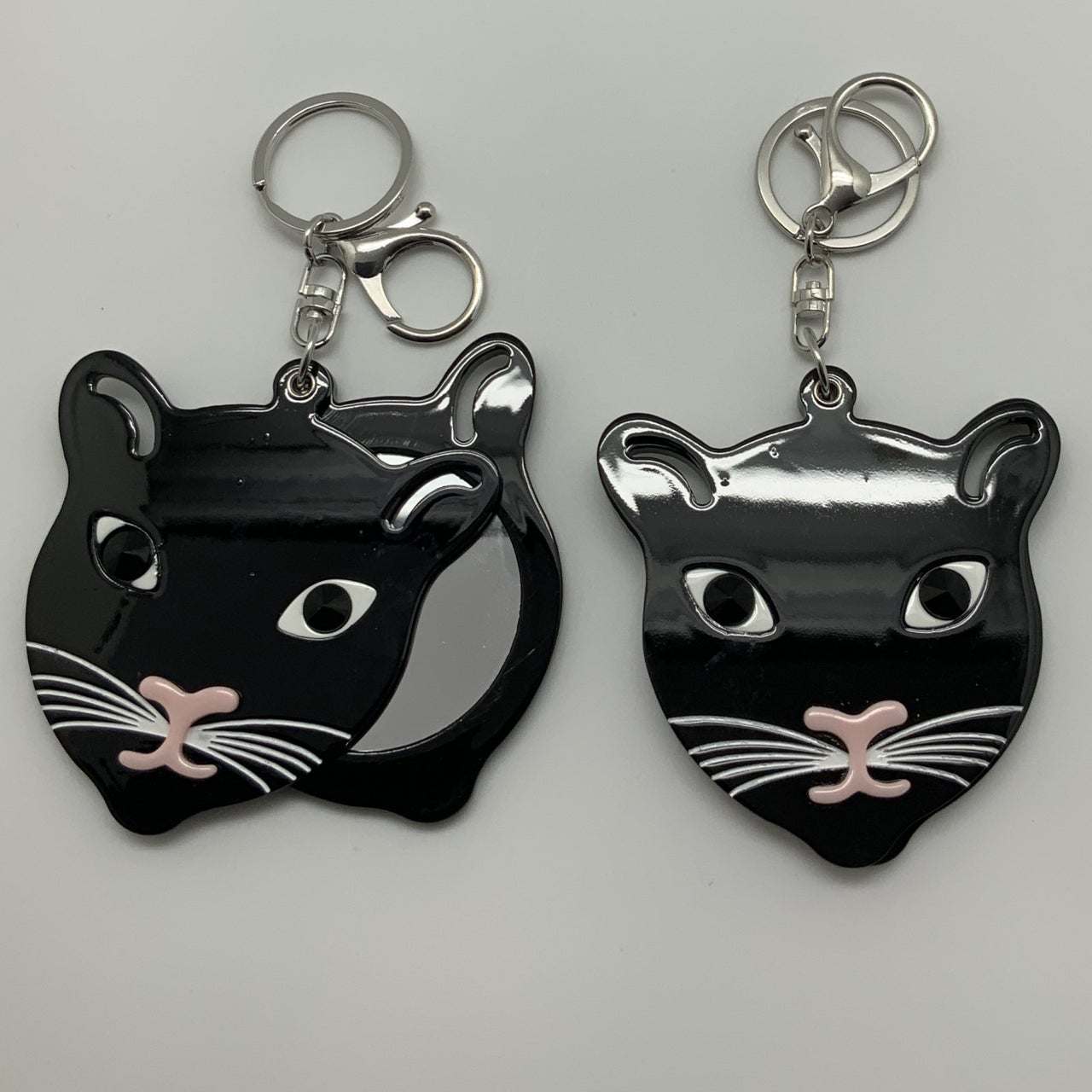 Black Panther Mirror Keychain