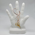 Memory Wire Bangle Bracelet rose gold