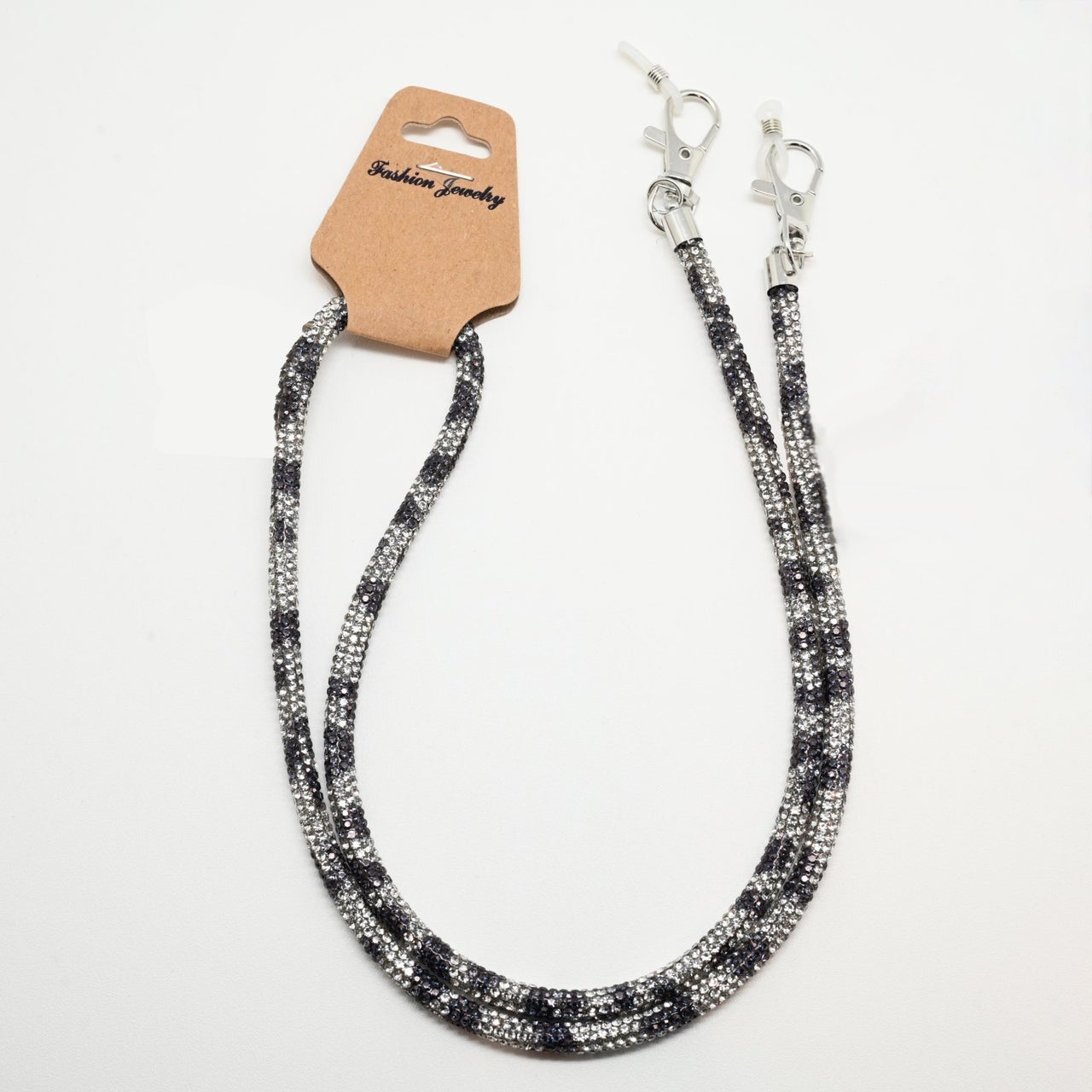 011-Lanyard Silver/Black