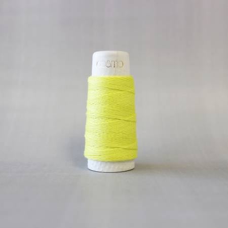 Cosmo Hidamari Sashiko Solid Thread 30 Meters Lemon