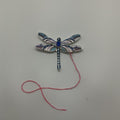008- blue dragonfly needle nanny