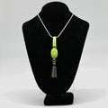 Itty Bitty Scissors Necklace Green