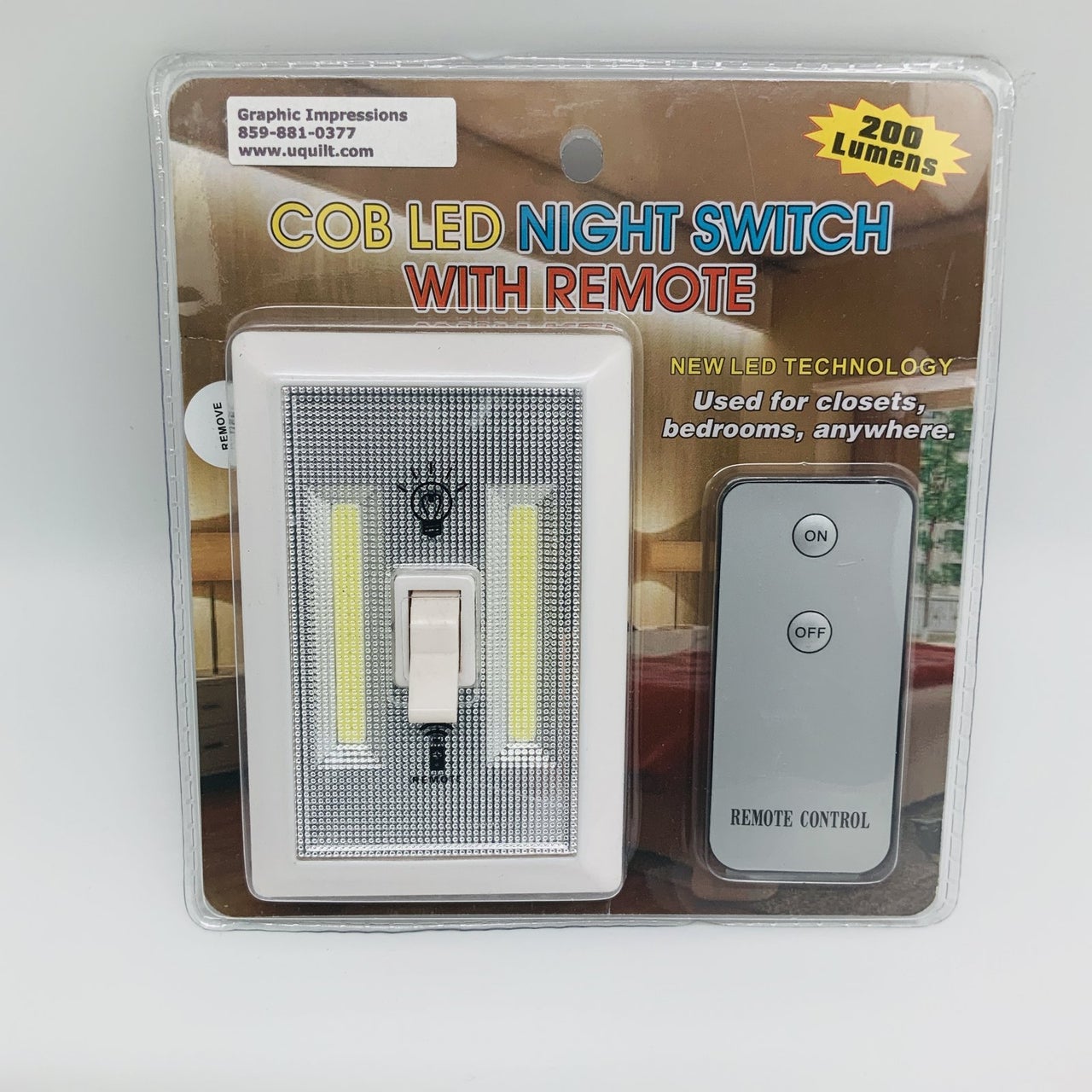 COB light switch with Remote