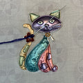 009-2 Cat Needle Nanny jeweltones
