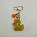 Yellow duck keychain