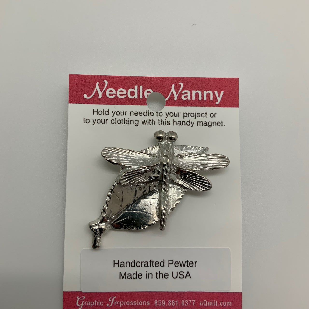 Dragonfly Needle Nanny silver