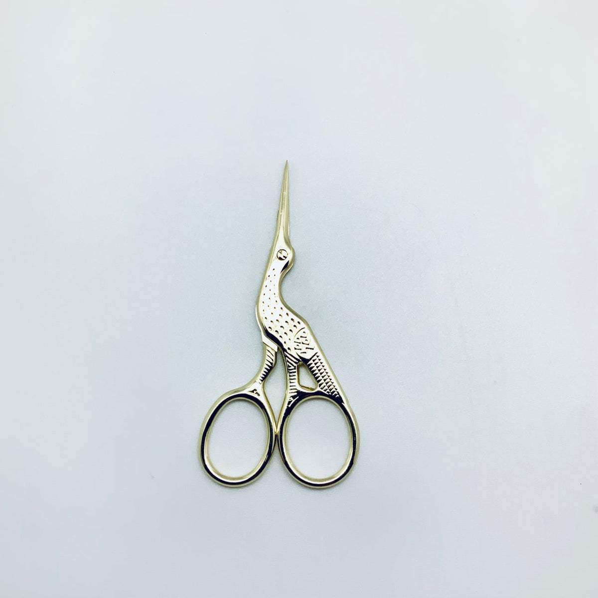 Gold stork scissors