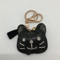 011-Black cat keychain