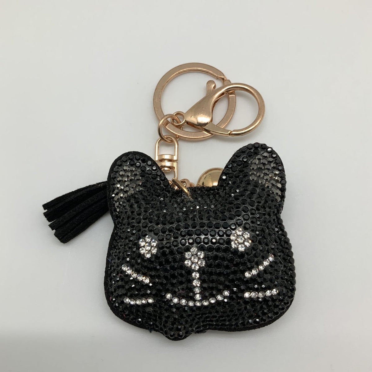 011-Black cat keychain