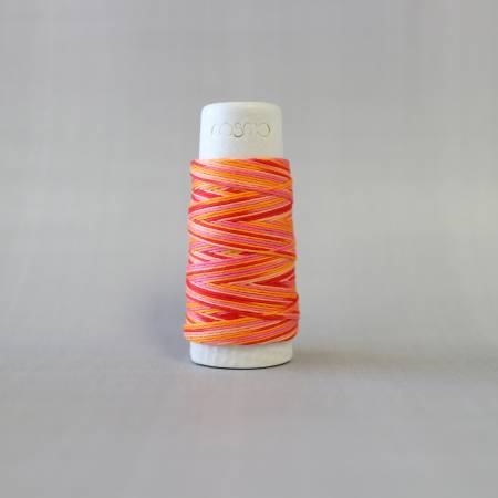 Cosmo Hidamari Sashiko Variegated Thread 30 Meters Tequila Sunrise