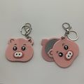 Pig Mirror Keychain