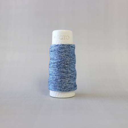 Cosmo Hidamari Sashiko Variegated Thread 30 Meters Denim Blue