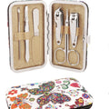 010-glittery butterfly manicure set