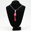Itty Bitty Scissor Necklace Pink