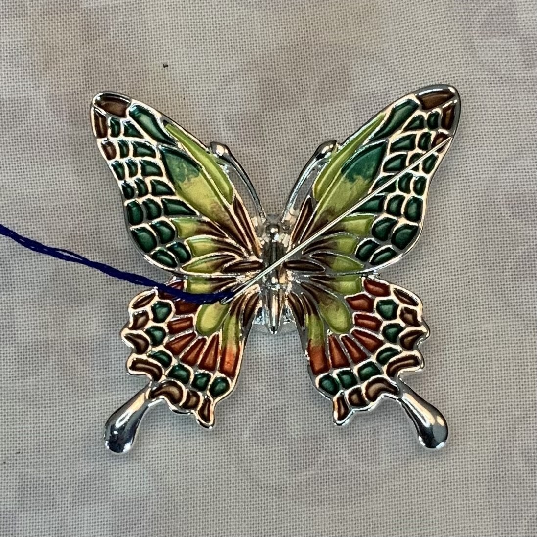 009-2 Butterfly Needle Nanny Jewel tone